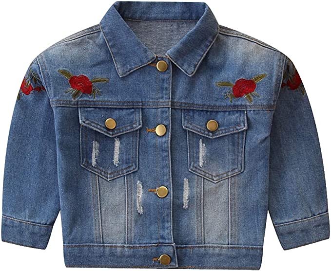 Rose Denim Jacket