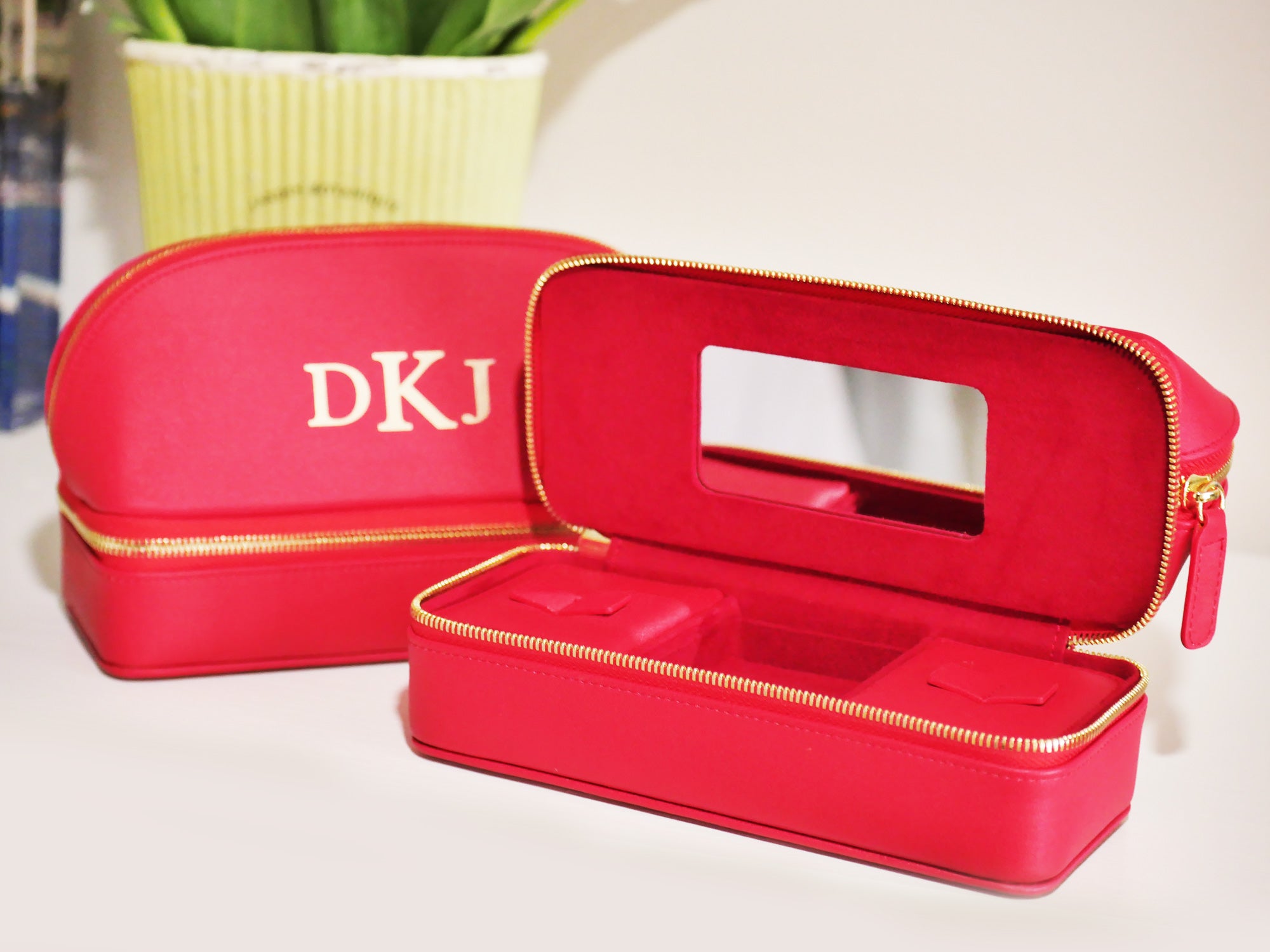 Jewelry Case and Cosmetic Bag